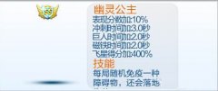  天天酷跑新宠物幽灵公主怎么样 属性技能详解 