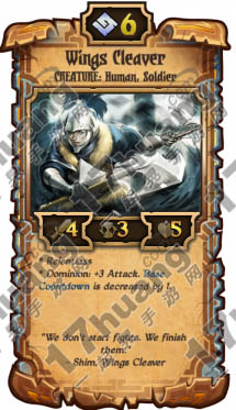 卷轴scrolls卡牌Wings Cleaver中文资料  　