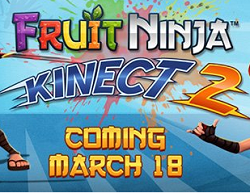  《水果忍者Kinect 2》3月登陆Xbox One平台 